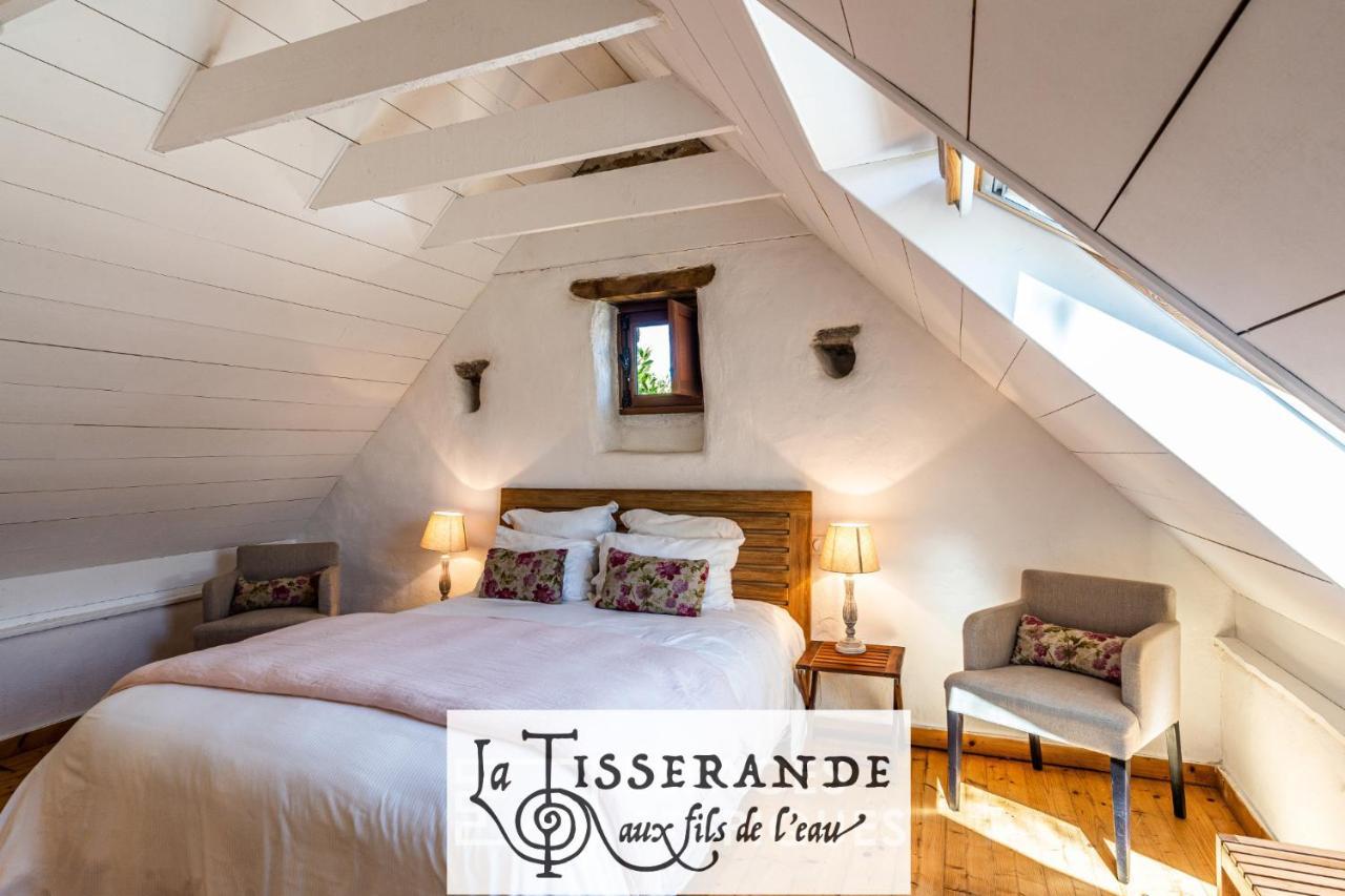 La Tisserande : Maison D'Hotes Creative & Ecologique Saint-Thégonnec Dış mekan fotoğraf
