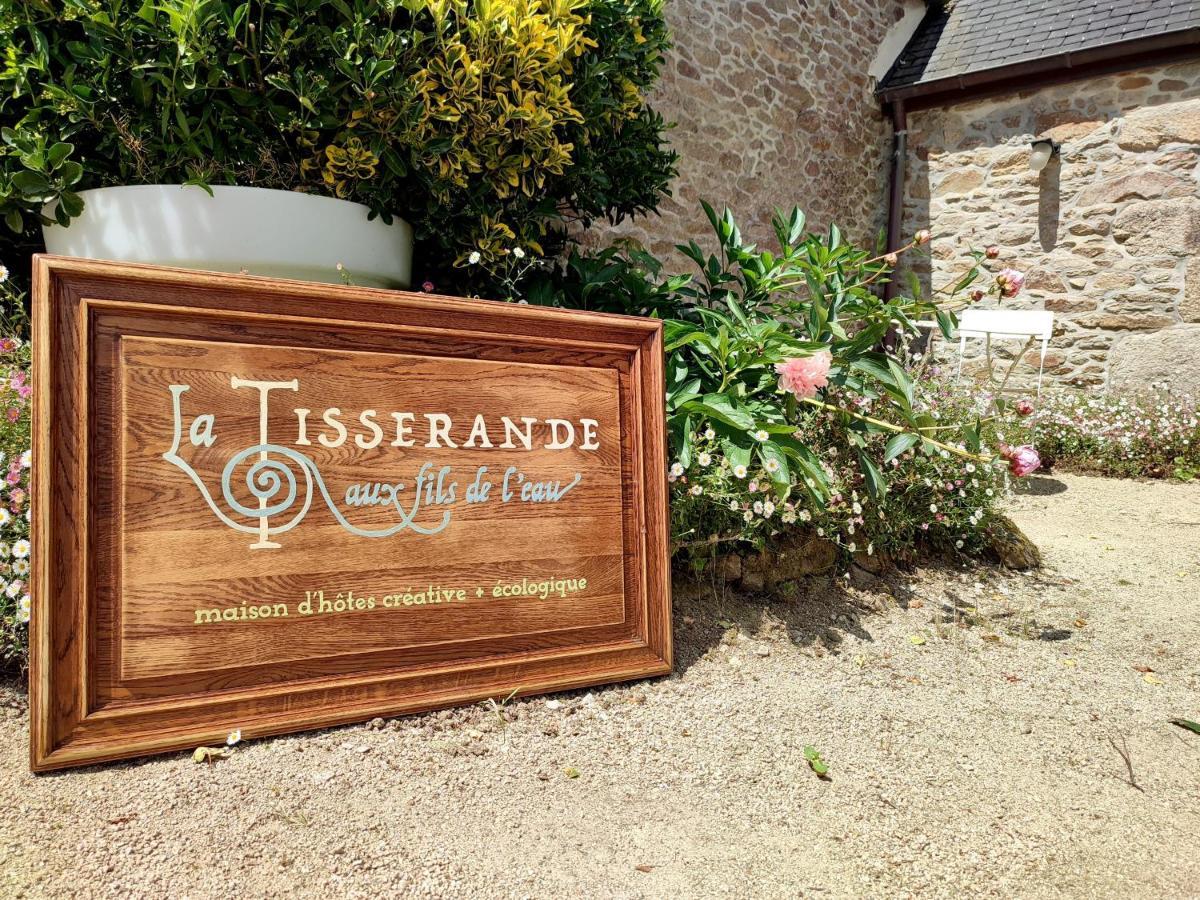 La Tisserande : Maison D'Hotes Creative & Ecologique Saint-Thégonnec Dış mekan fotoğraf